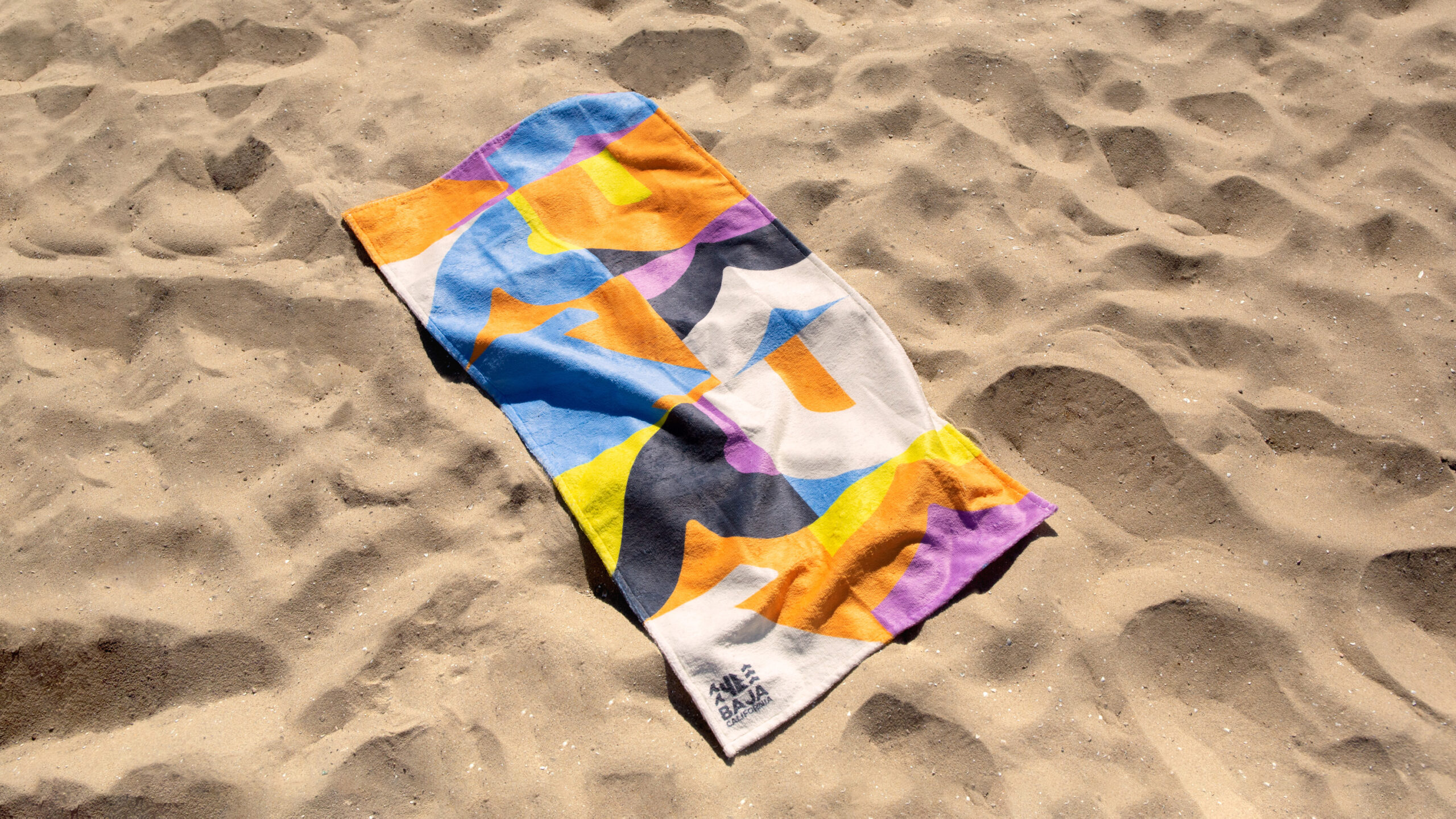 Baja California-Branding-towel--hero01 -Logo Baja California, beach towel